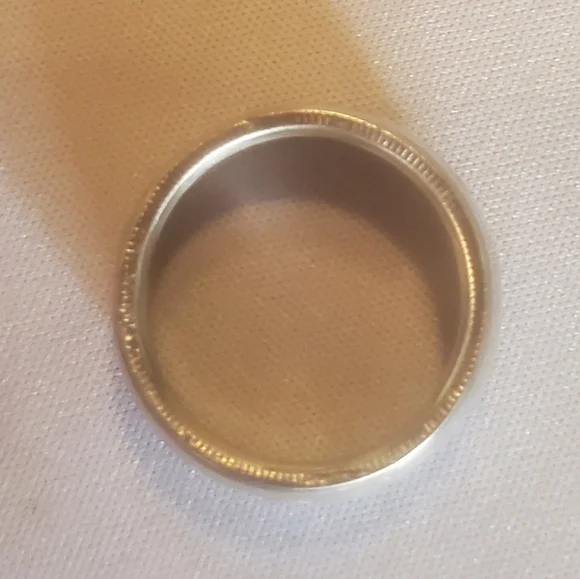 1936 silver Walking Liberty half dollar 90% silver coin ring - Picture 3 of 3